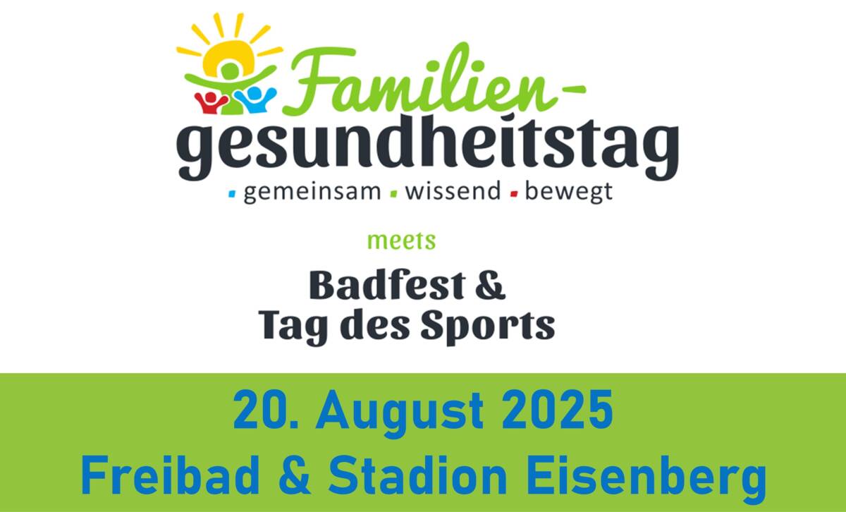 Logo Familiengesundheitstag meets Badfest und Tag des Sports