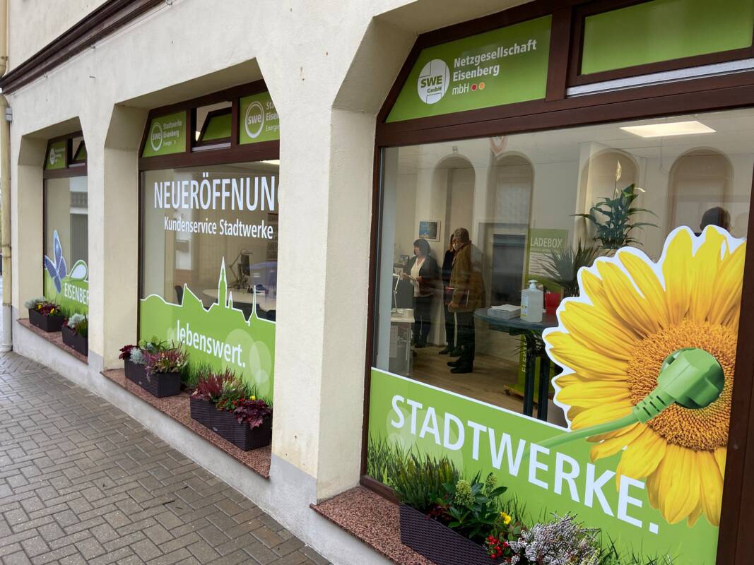 Kundenservicebüro der Stadtwerke in der Mittelgasse 2