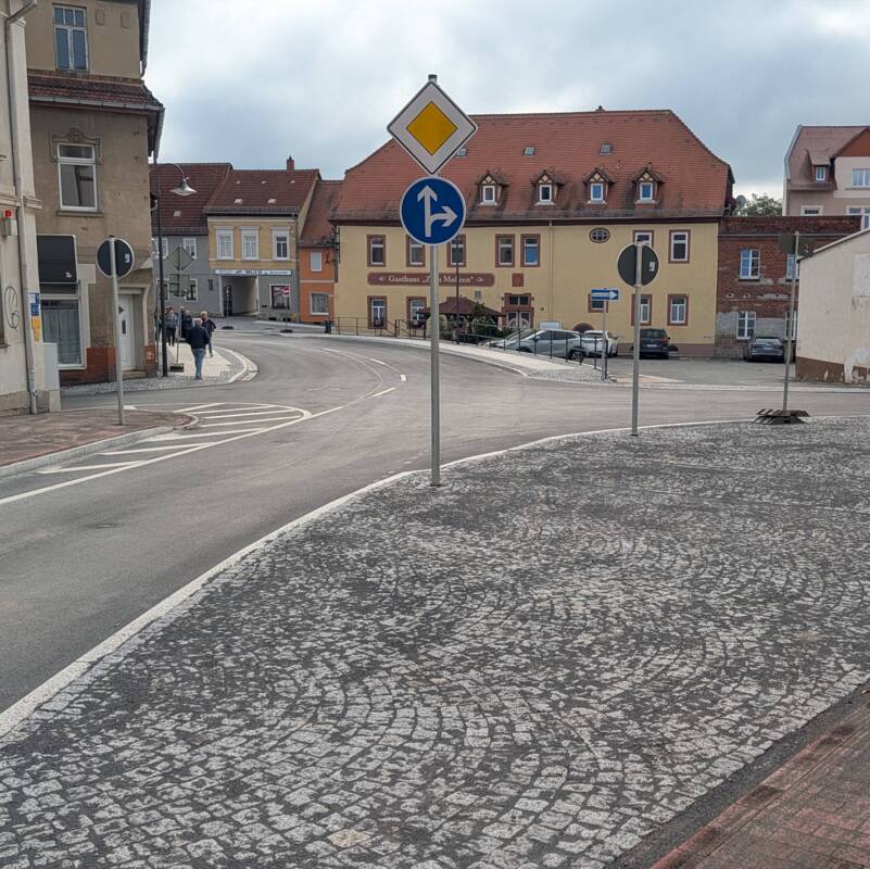 Fertiggestellter Roßplatz