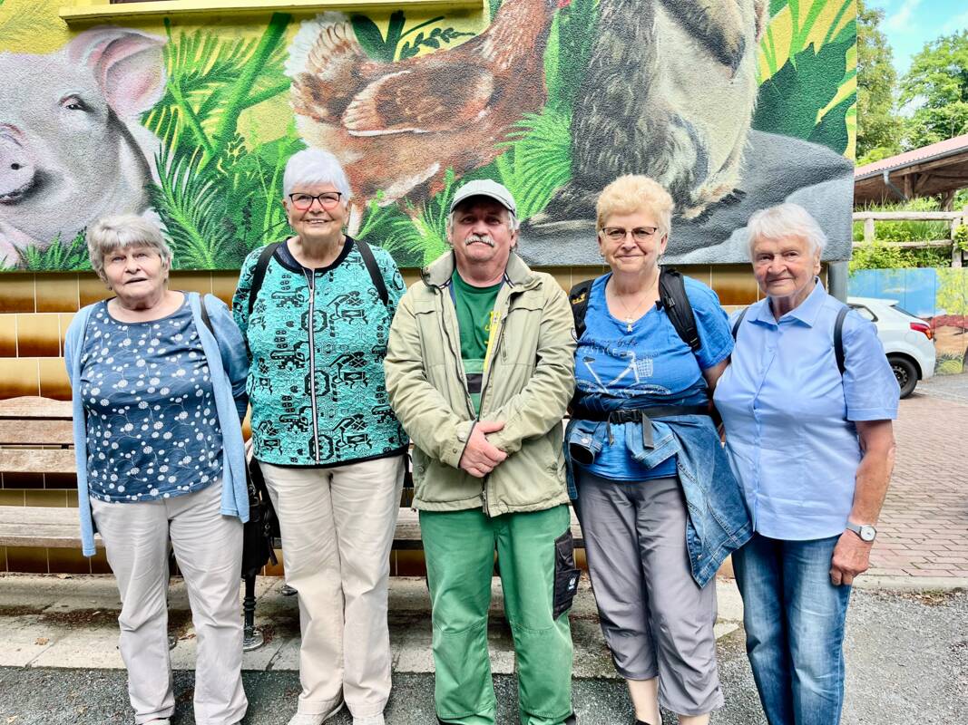 Der Seniorenbeirat zu Gast im Eisenberger Tiergarten