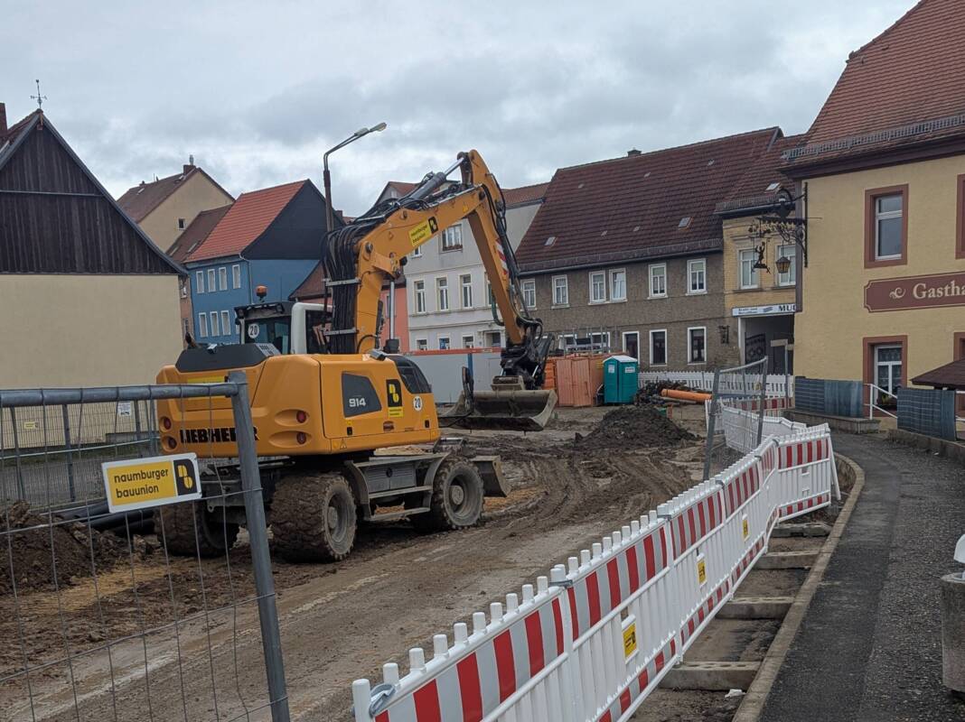 Arbeiten am Roßplatz